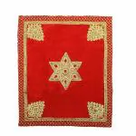 pujaNpujari Velvet Pooja Aasan Cloth for Pooja Room and Home Temple