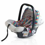 Mee Mee 3-in-1 Baby Car Seat, Carry Cot & Rocker | Convertible Infant Travel Seat with Soft Cushion (Pink)