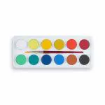 K.kataria eshop Camlin Student Water Color Cakes - 12 Shades (Pack of 2 pkts)