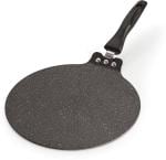 iVBOX Hemji 4mm-Thick Super Flat 280mm Tava induction Non stick Dosa and Roti Tawa 28 cm diameter (Aluminium, Non-stick, Induction Bottom)