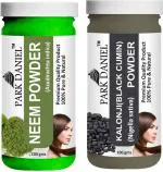 Park Daniel Pure And Natural Neem Powder And Kalonji Powder, 100 G Each (Combo Of 2) |Hair Care|Dandruff Control hair Powder|Healthy Strong Hair Mask