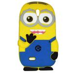 Heartly Lenovo A850 Double Eye Silicone, Rubber Multicolor Back Case Cover