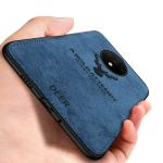INDIACASE OnePlus 7T Grey Shockproof, Anti-Sweat, Texture Fabric Back Cover