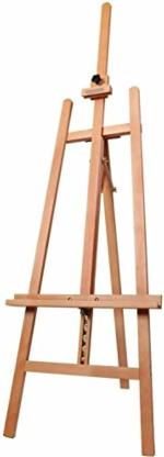 Grandink Wooden Adjustable Brown Painting Easel Display Stand
