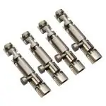 Rawk 6 Inch Door Bolt Lock Door Latch Aluminium Tower Bolt Door chitkani Door Bolt Door Latches for Home and Office with Mounting Screws (6-Inch Pack of 4)