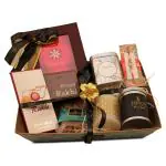 ZOROY Luxury Chocolate Rakhi Hamper for Brother Sister | Rakhi leather basket with chocolates | Happy Rakhi chocolate | Rakhi set for Bhaiya Bhabhi | Rakhi gift combo | Rakshabandhan gift for sister |