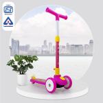KIWI KOOL Road Runner Smart Kick Scooter, 3 Adjustable Height, Foldable & PVC Wheels with Brakes for Kids, Weight Capacity 40 Kg (3+ Years Pink)