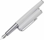 Ledos White Metal Fine Nib Fountain Pen