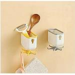 ELVIES Self Adhesive Plastic Hooks for Wall, Kitchen Cabinet Wall Hooks, 360 Degree Rotating Storage Hook Pack of 1