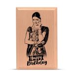 Premium Wooden Engraving | 6x4 Inch | Beach Wood |