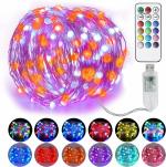 XERGY RGB String Lights - 10Mtr 100 LED USB Led String Lights with Remote 16 Colors Changing light