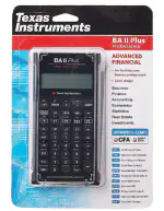 Texas Instruments-BA II Plus Professional Financial Calculator ( Single Pack)