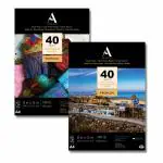 ArtRight Mixed Media Combo of A4 Watercolor Paper (40 Sheets) & A4 Sketching Paper (40 Sheets) - 300 GSM Handmade Papers for Watercolour, Acrylic, Ink, Charcoal, Pencil and Mixed Media