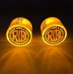 Kohli Bullet Accessories Yellow, White Parking Light Led For Royal Enfield Bullet 350, Classic 500 (Pack Of 2)