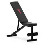 Durafit Foldable Bench PFB01 Max User Weight 150 Kgs Multilevel Incline And Decline Exercise Home Workout - Black