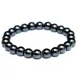 Crystal Divine Hematite Healing Crystal Bracelet For Woman 8mm Money Magnet Bracelet For Girls Crystal Bracelet For Men Friendship Gifts Hand Bracelet Couple Bracelet Aesthetic Bracelets For Gifts