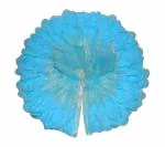 Real Seed Blue Handmade Floral Net Silk Laddu Gopal Dress 22.5cm