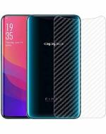 GADGETRONICS Oppo Find X Transparent Plastic Scratch Resistant and Anti Fingerprint Back Screen Guard Sticker