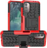 Wellchoice Back Cover for Nokia G21 (Red, Shock Proof, Pack of: 1)