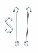 Swingzy Heavy Duty Hanging Accessories Kit for Swing & Hammock Chair (1 S Hook and 2 Rods)