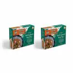 The Thar Food Jhatpat Khana Mutter Paneer with Plain Rice | Ready to Cook Food | 375 Gm | Pack of 2