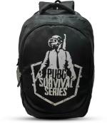 TRUNKIT Pubg Survival Series Black Polyster School Bags, 30 L l unisex bags
