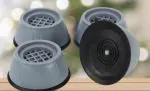 ShopiMoz Rubber Pads Suction Cup Feet, Fridge Washing Machine Leveling Feet Anti Walk Pads Shock Absorber