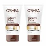 Oshea Herbals Radiance D-Tan Face Wash Pack of 2 x 120grams