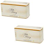 ORIFLAME-Milk and Honey Gold Softening Creamy Soap Bar, 100g - Pack Of 2