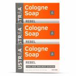 Ustraa Cologne Soap - Rebel (pack of 3)