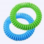 LeevMe Eva Mosquito Repellent Bracelets for 20 Days Use Waterproof, Resealable, DEET Free and Natural Mosquito Repellent Wrist Bands for Indoor and Outdoor_ Pack of 2