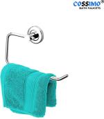Cossimo Silver Stainless Steel Chs-01 High Grade Towel Ring Half Square