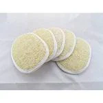 KUDIZE Loofah 100% Natural from Organic Ridge Gourd Fiber, Shower Cleaning Sponge, Body Loofah, Puff Body Scrubber, Exfoliating Bath Sponge, Bathing Scrub Brush for Men And Women (Pack of 10)