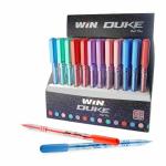 Win Duke 60Pcs Blue Ink| Multicoloured Body|Smooth Writing|School Office & Business Ball Pen