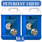 PISHARNATH detergent liquid blue 10Liter Plant Based Surfactant with Bio-Enzymes. Safe for Infants & Toddlers. Allergy Free. For Top Load & Front Load Washing Machine