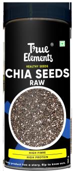 True Elements Raw Chia Seeds 750gm - Non-GMO| Rich in Omega 3| Healthy Snacks for Weight loss