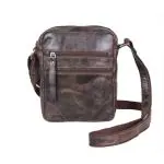 TONY BROWN Genuine Leather Sling Bag Sling Bag (Brown, 7 inch)