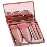 Bld Shine Trendy Makeup Brush Set of 5Brushes with Vanity Mirror (Pack of 5)