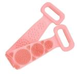 HM EVOTEK Silicon Bath Body Massager Scrubber Douuble Side Belt Bathroom Body Cleaner Scruber Pad AS Like sponges SB-156