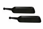 Home Decorise Melamine Bat Serving platter pack of 2 black (35.5 cm)