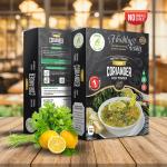 Aarkay Minnitz Fresh and Delicious Lemon Corriander Veg Soup | Instant Mix | No Garlic and Onion |No Added Preservatives | No Chemical | Lemon Corriander Veg Soup Mix 240g(24 Servings)