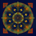 Love Creation A4 Size poster print for creative wall art- serene-benin-garden-6501(Non Sticker)