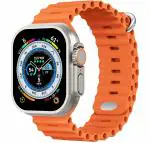 CLUBCLASSY T800 Ultra Smart Watch With Bluetooth Calling, 1.99 HD Display & App Alerts Orange