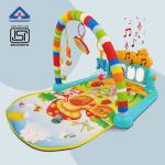 NHR 2 in 1 Baby Kick & Play Piano Gym Mat Rack with Hanging Rattles Lights & Musical Keyboard