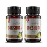 Saptarishi Gokshura Tablets | Natural Tribulus Terrestris Extract | Enhances Muscle Recovery, Boosts Energy & Stamina, Elevates Vigor | Pack of 2 (72 Tablets Each)
