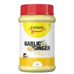 EXOTASTE Ginger Garlic Paste/Adrak Lahsun Chutneys For Cooking/Naturally Processed Fresh Ginger Paste with No Added Preservatives (Ginger Garlic 200gm)