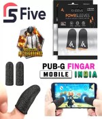 F FIVE Premium Quality Pubg Mobile Gaming Finger and Thumb Finger Sleeve Finger Sleeve (Pack of 4)