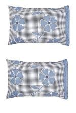 Gharsaaz Multicolor Printed Polycotton Pillow Covers Set of 2