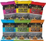 Makino Nacho Chips Roasted Masala, Peri Peri, Cheese, Jalapeno, Sweet Chilli, Salsa Flavour, 360 Gm (Pack Of 6)