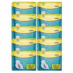 Smilepad Day and Night Sanitary Pads, Ultra Thin, XXL, Flexi wings Pack of 10 (100 Pads)